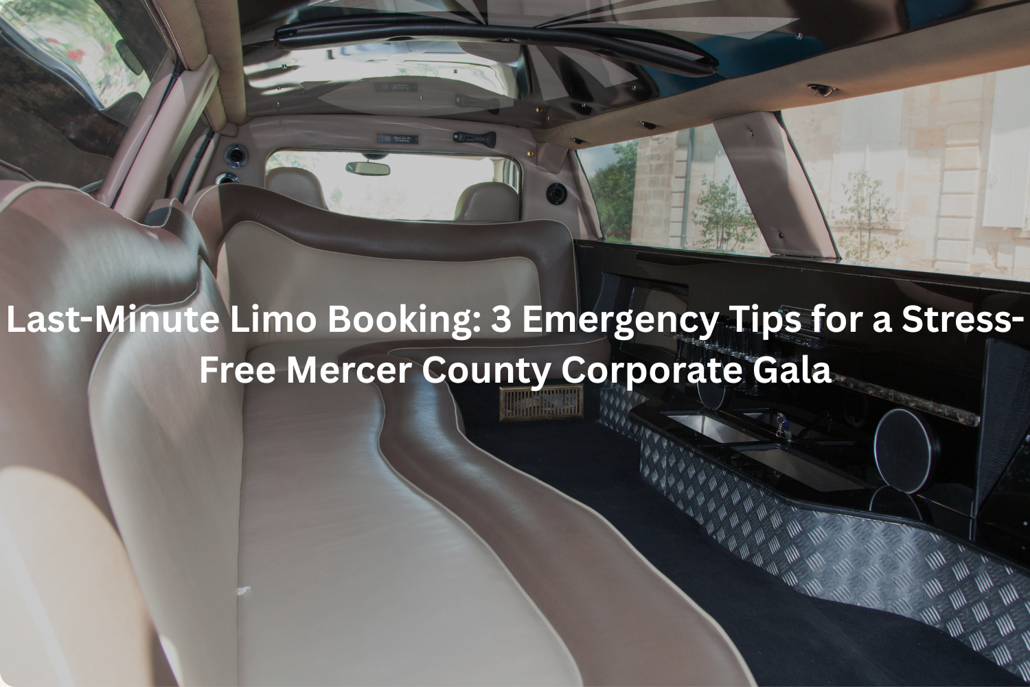 Last-Minute Limo Booking