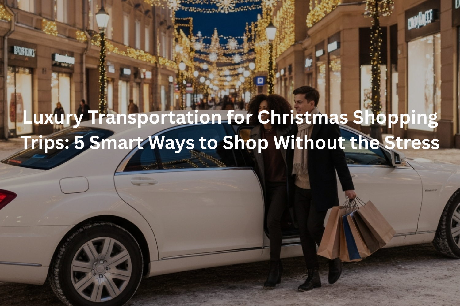Luxury Transportation for Christmas Shopping