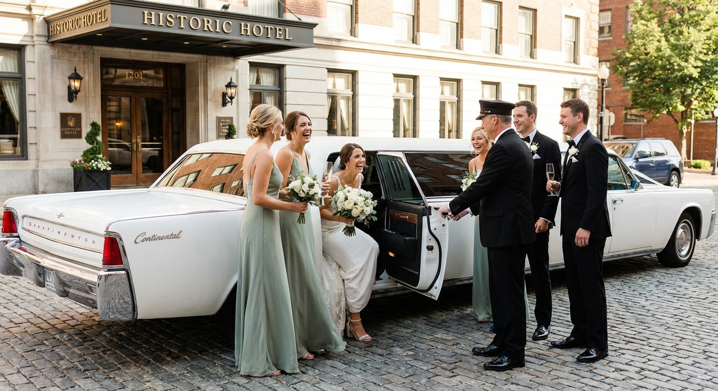 Bridal Party Limo in San Francisco