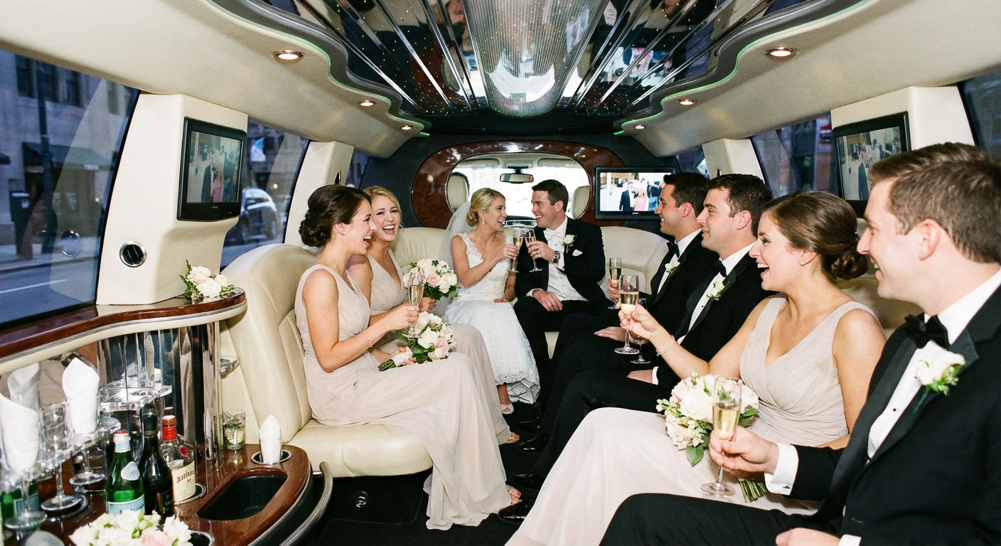 Bridal Party Limo in San Francisco