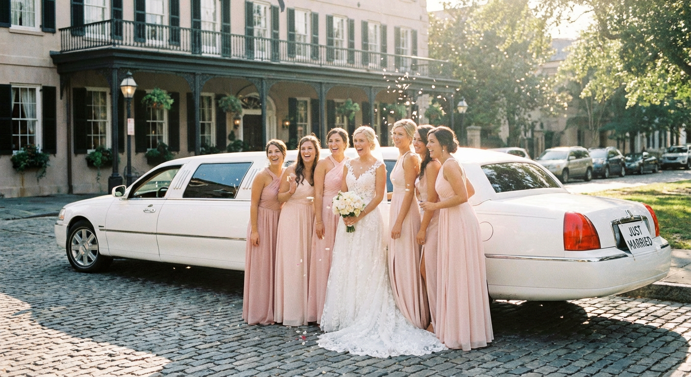 Bridal Party Limo in San Francisco