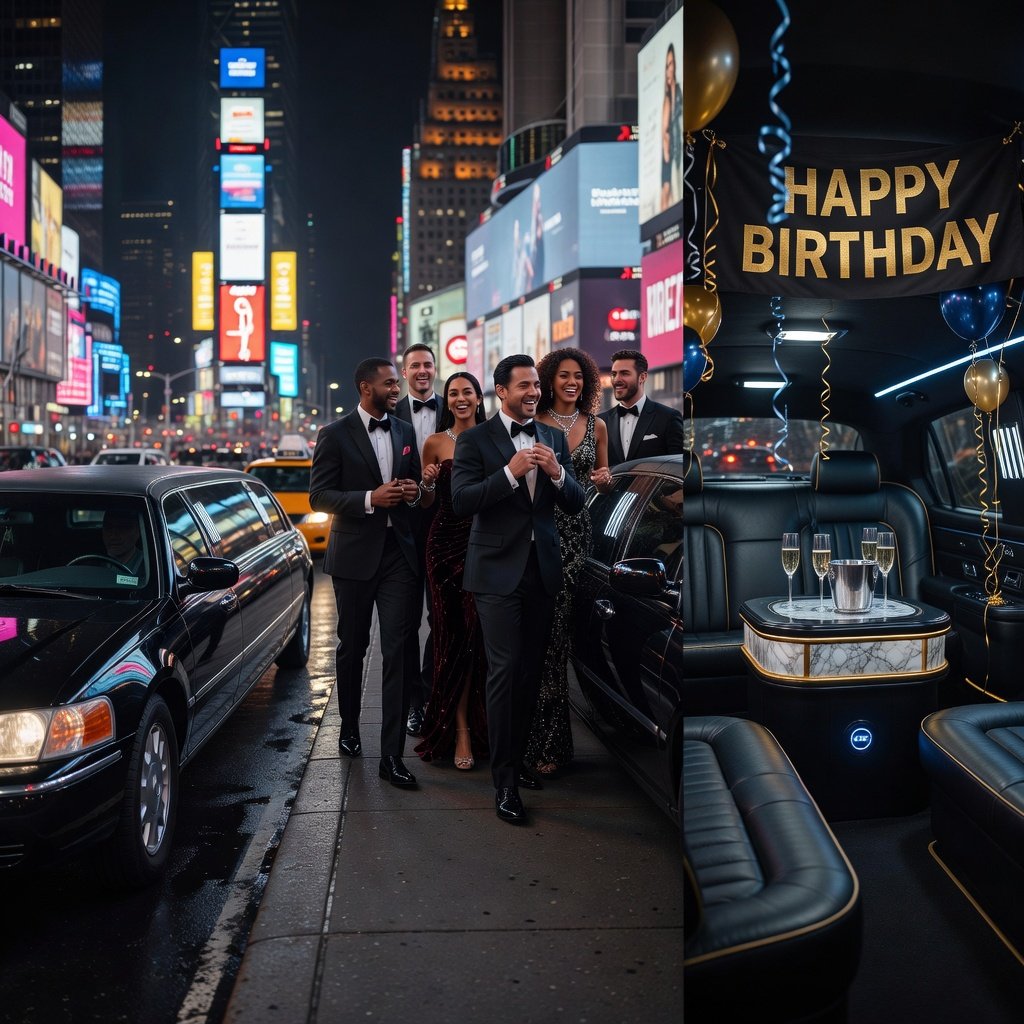 Birthday limo rental New York