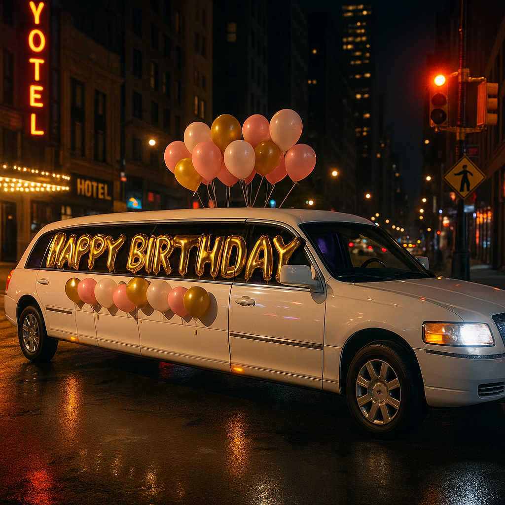 Birthday limo rental New York