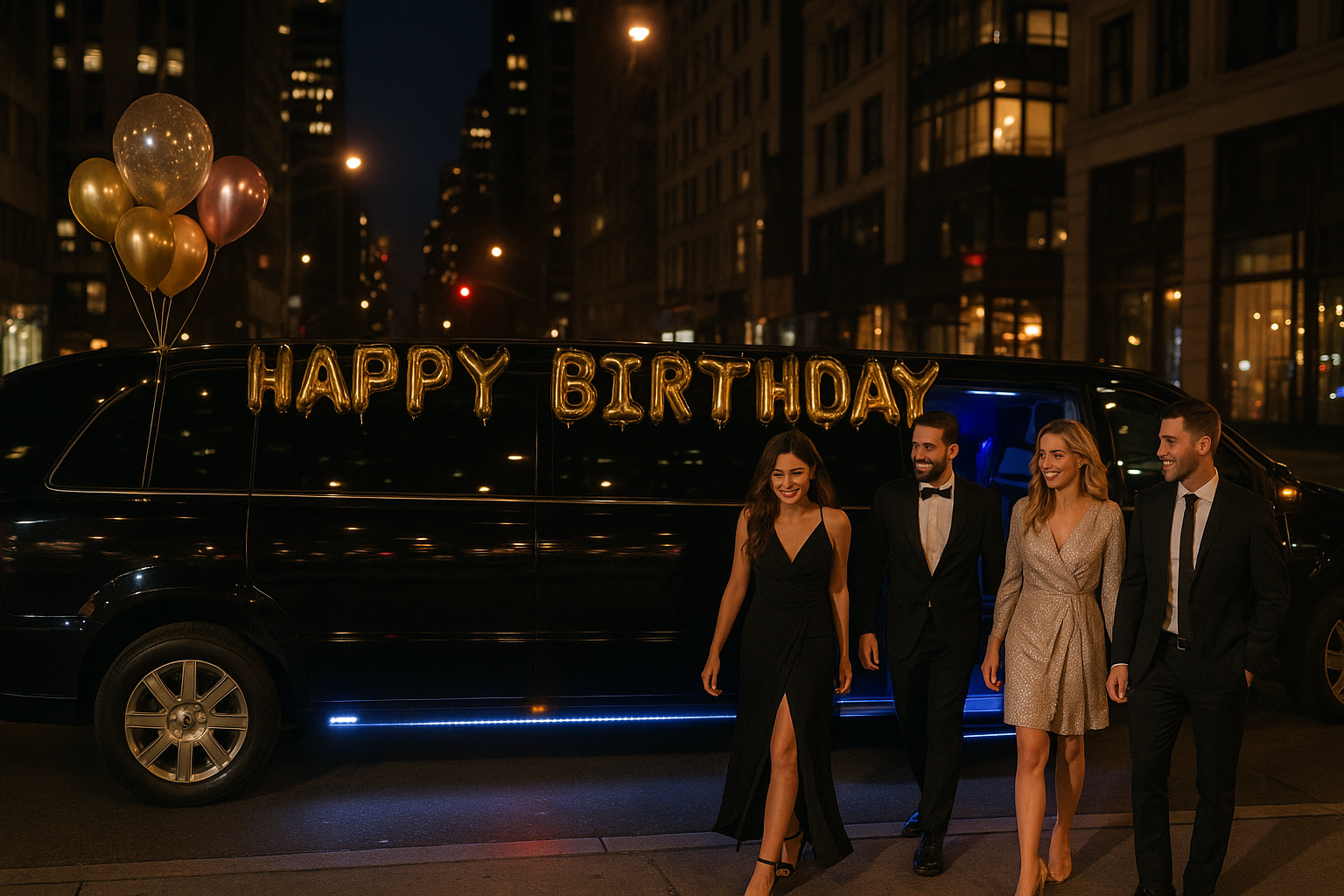 Birthday limo rental New York