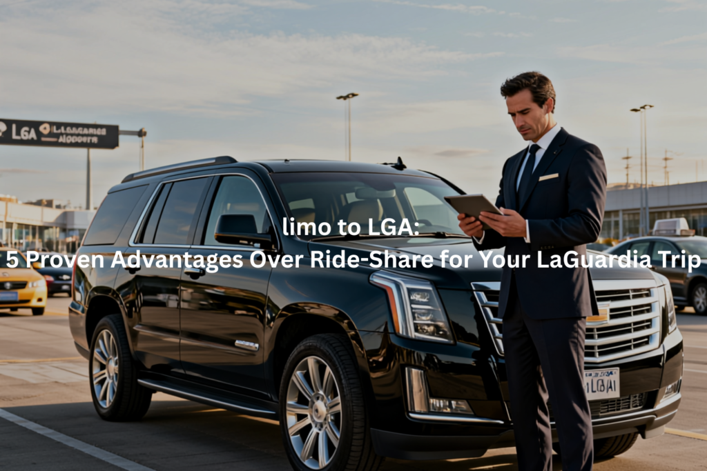Person holding sign at airport