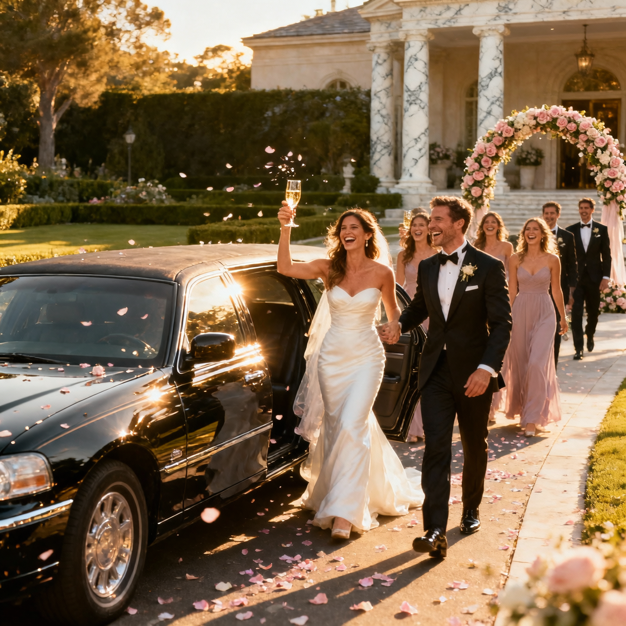 Bridal Party Limo Miami