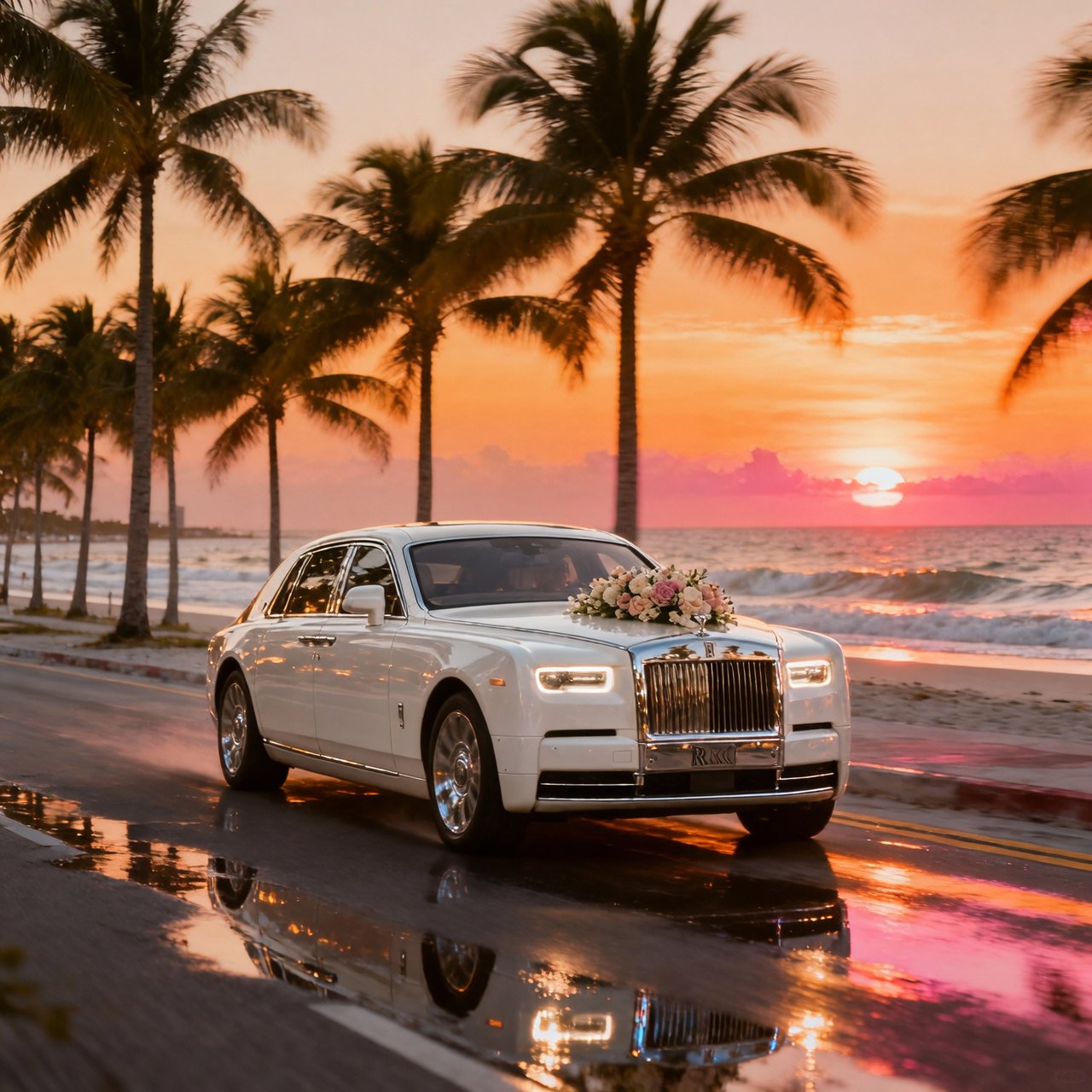 Wedding Getaway Car Miami