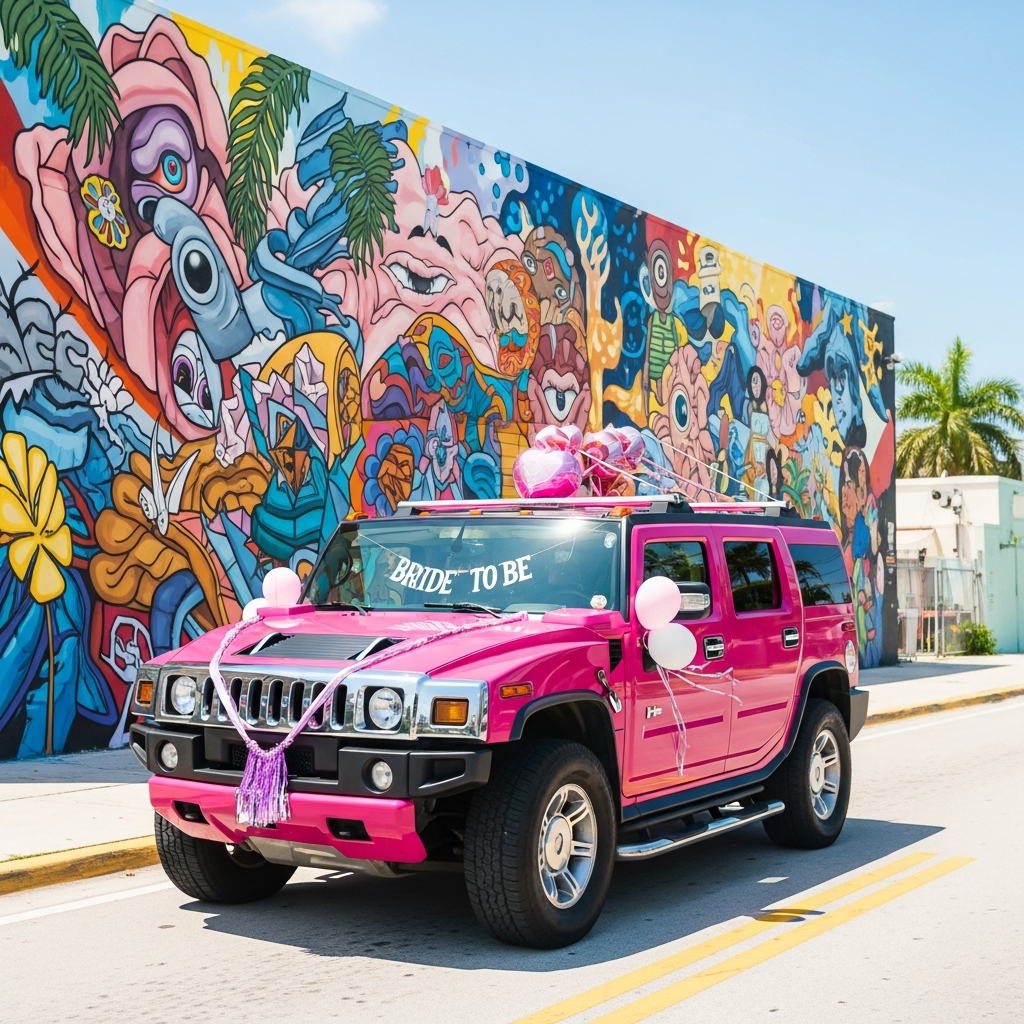 Wedding Getaway Car Miami