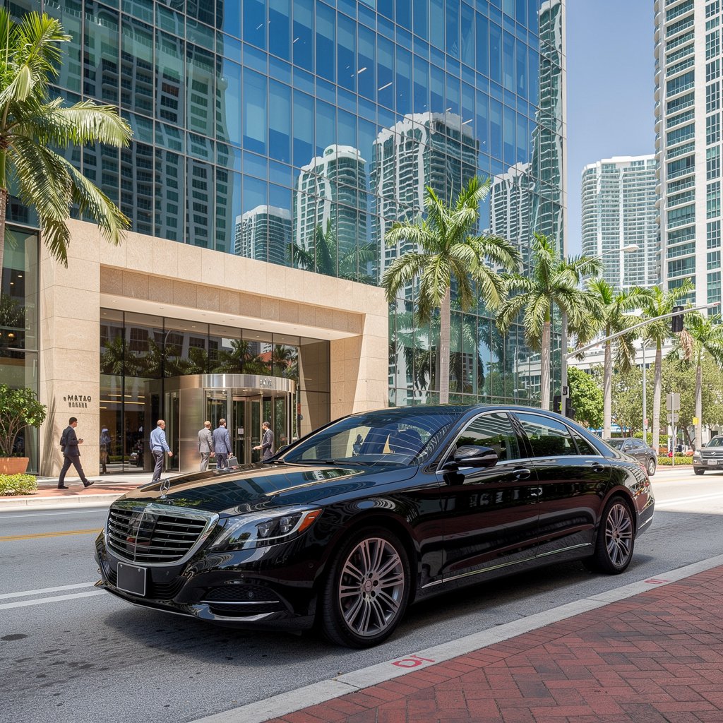 Hourly Limo Service for Meetings Miami