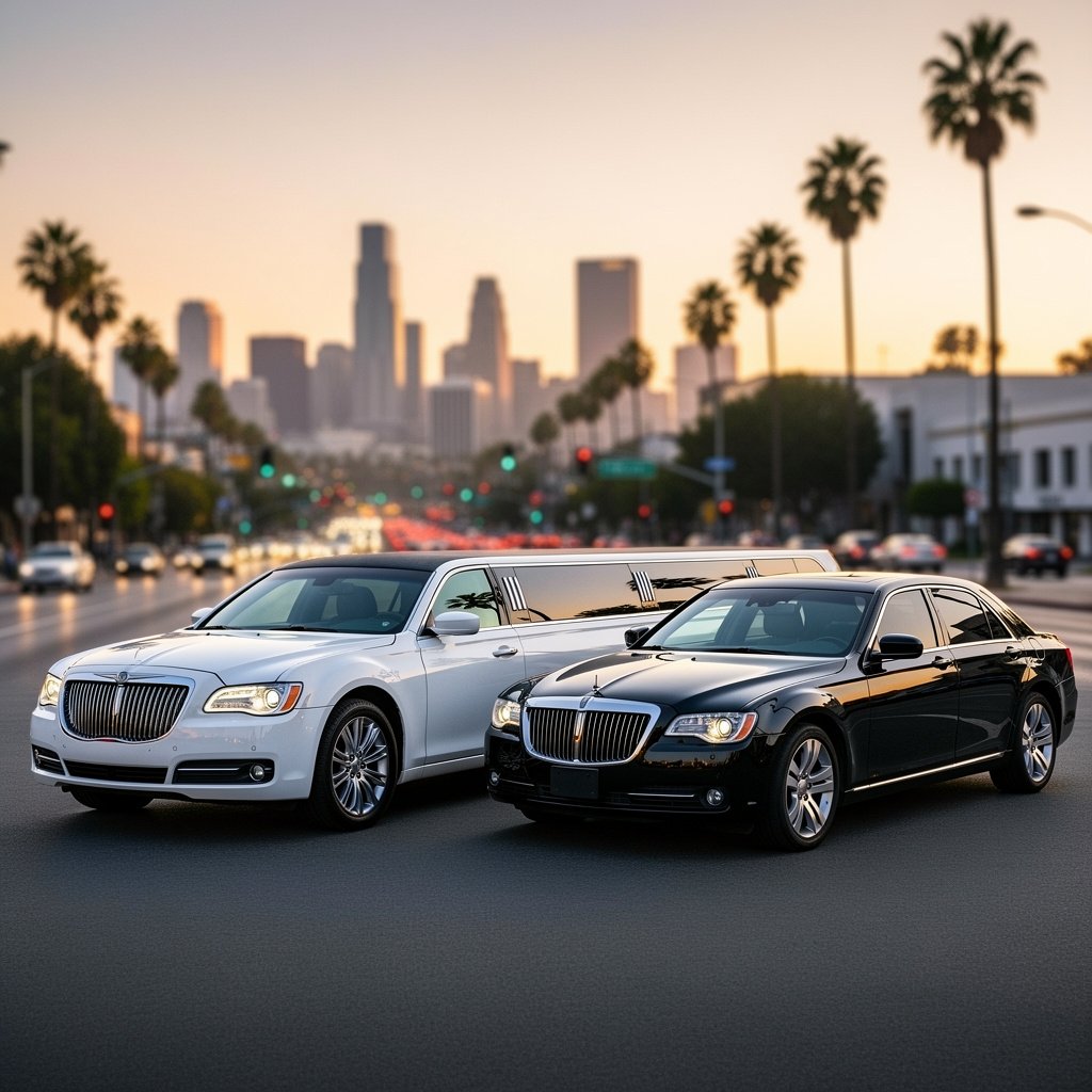 Limo Car vs. Standard Sedan in Los Angeles