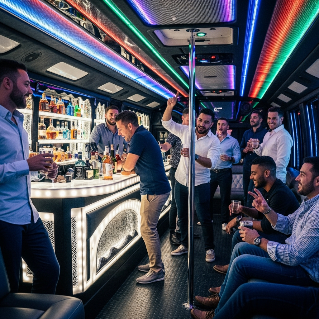 Bachelor party luxury car service