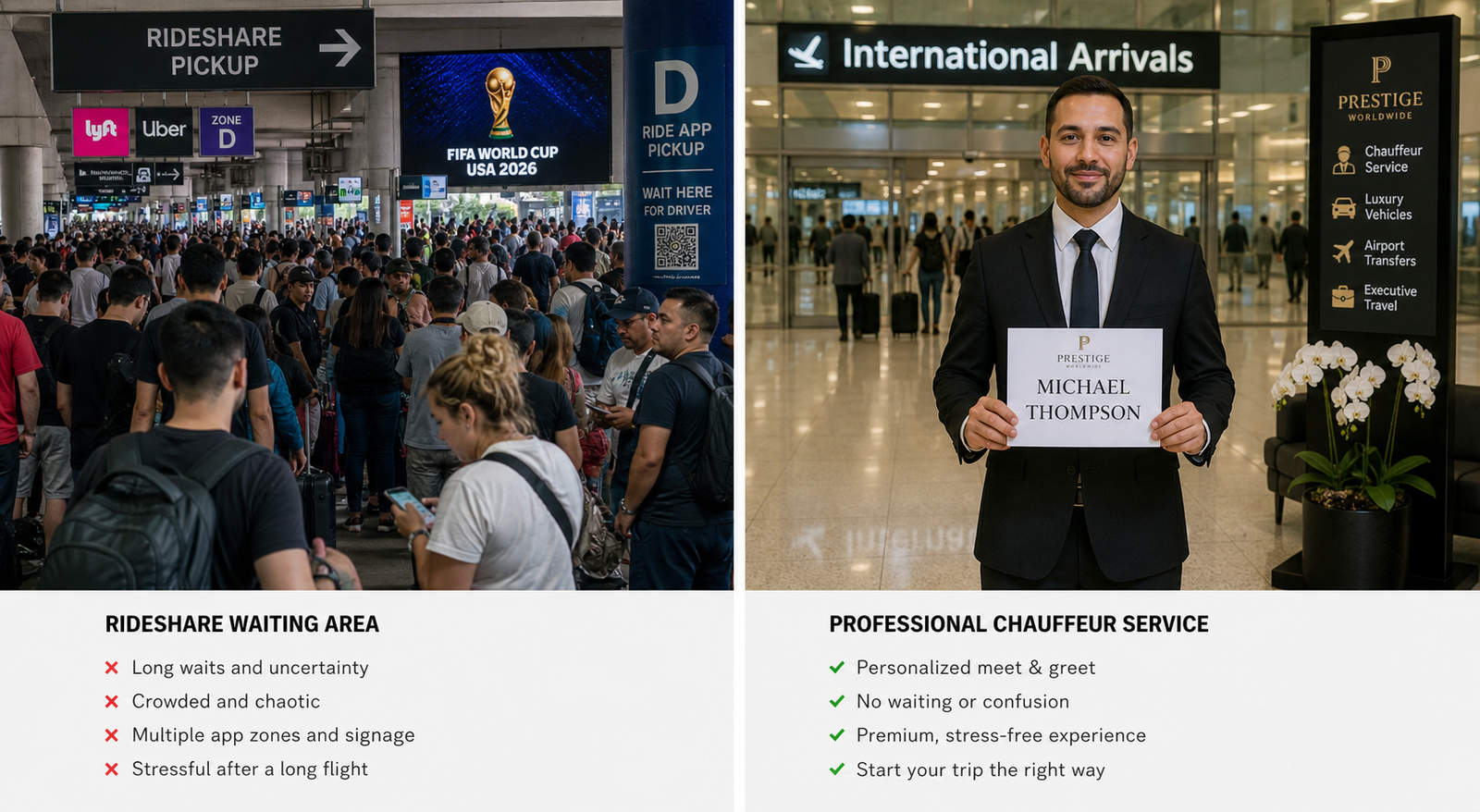 Airport Limo Service for FIFA World Cup 2026 Matches