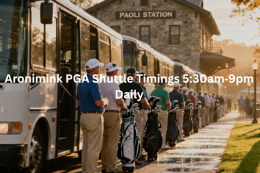 Aronimink PGA Shuttle Timings