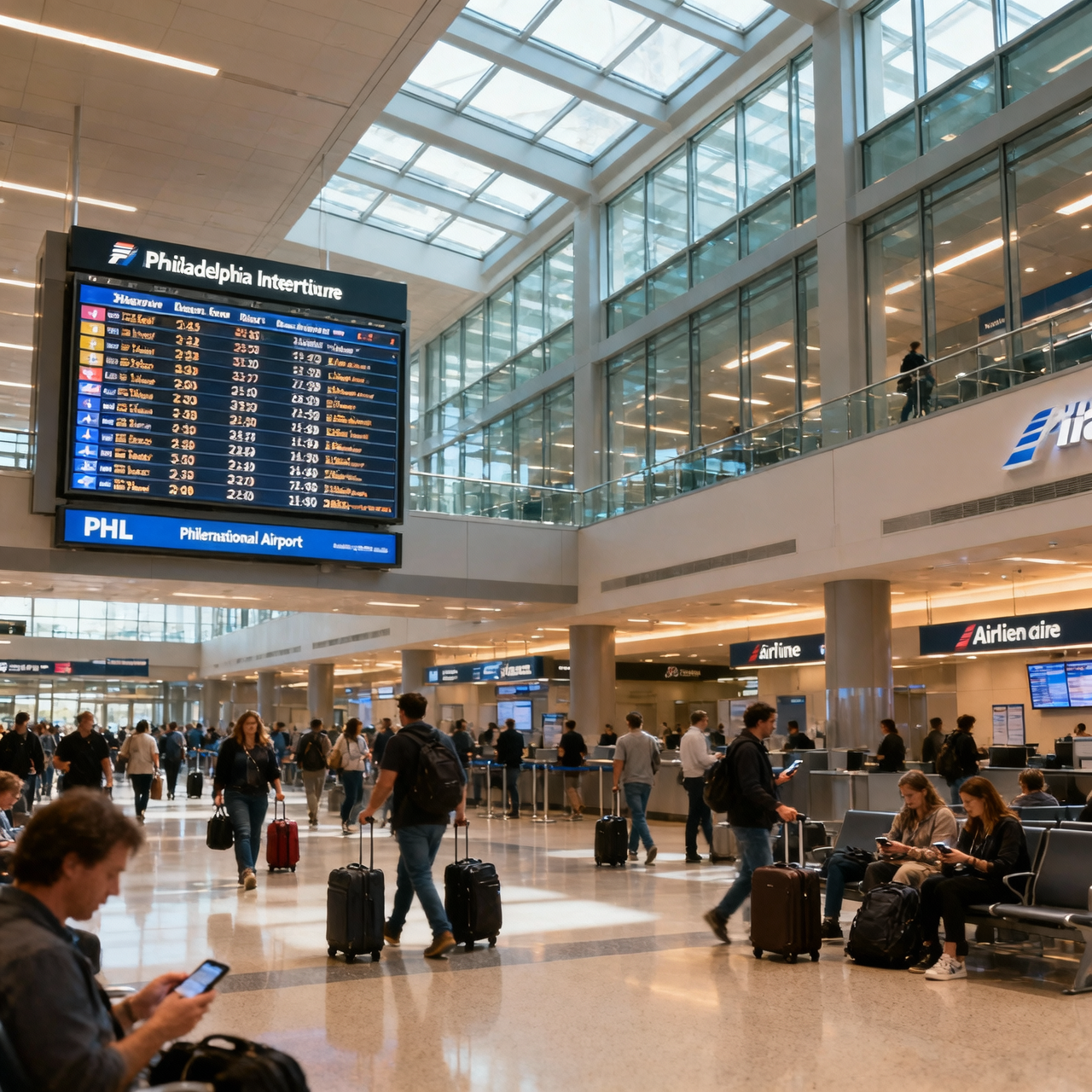 Airports and Airlines Flying to Philadelphia