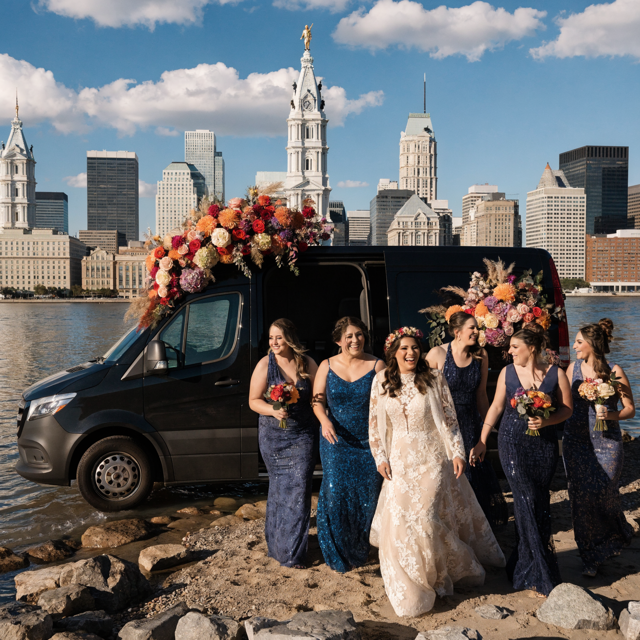 Luxury Limo for Wedding Reception in Philadelphia