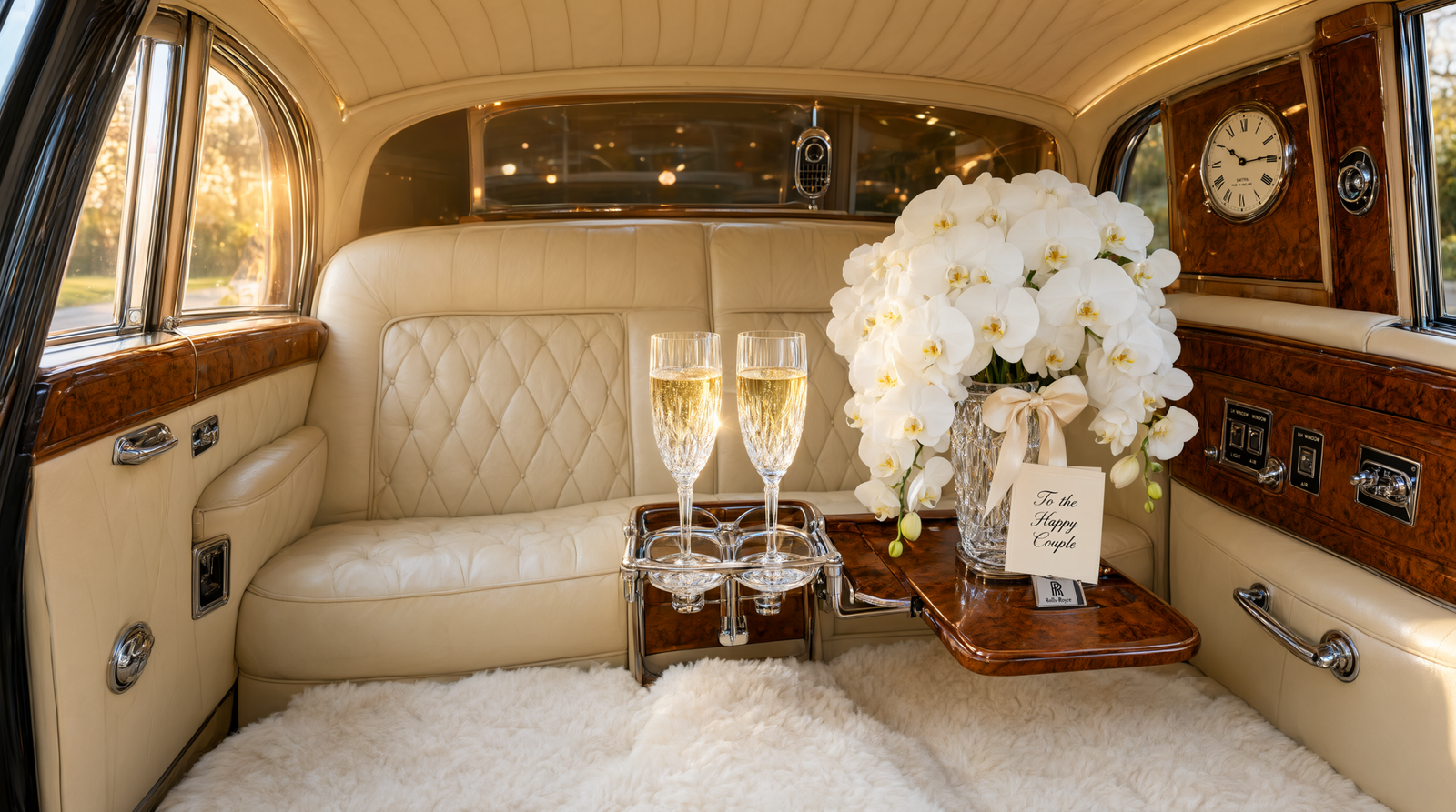 Vintage Limousine Hire for Philadelphia Wedding
