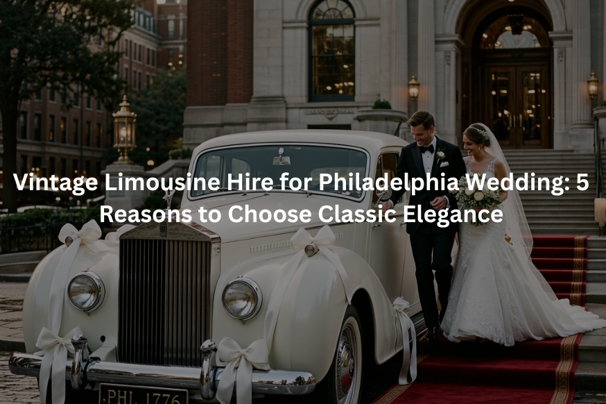 Vintage Limousine Hire for Philadelphia Wedding