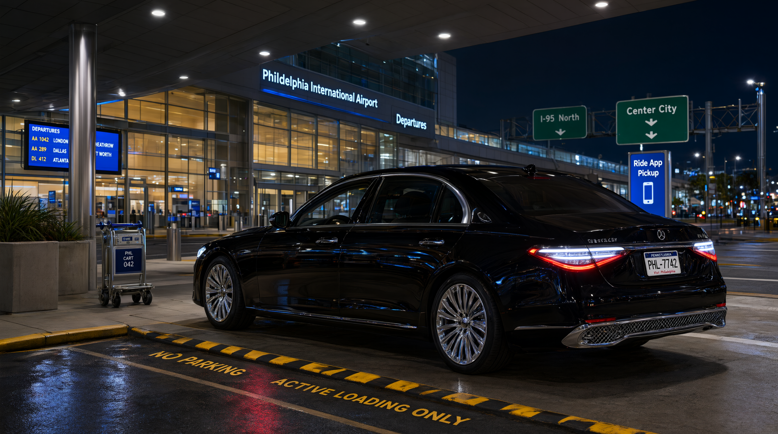 Late Night Airport Car Service in Philadelphia