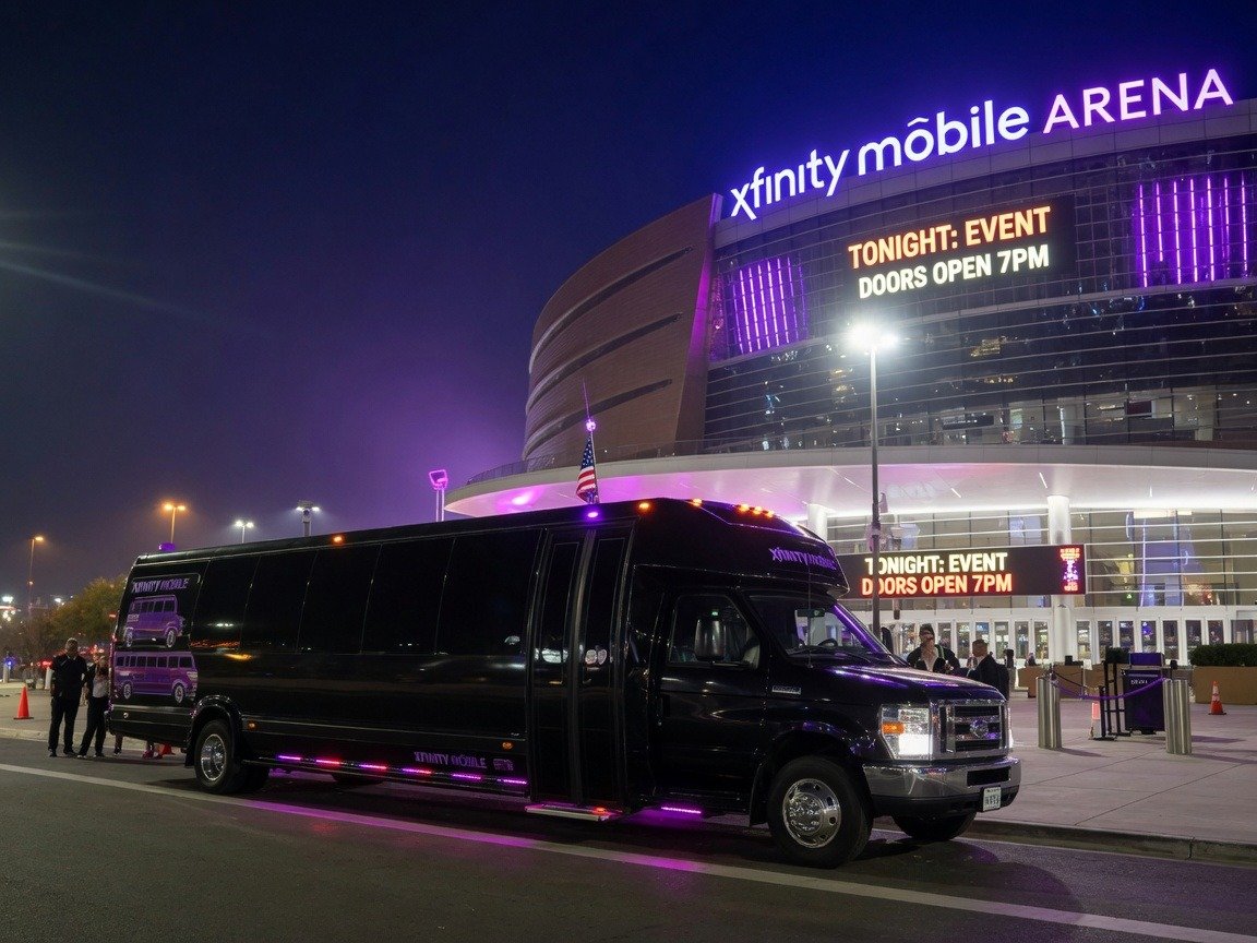 Limo to the Jonas Brothers Concert at Xfinity Mobile Arena Philadelphia October 2  Book Your Ride Today
