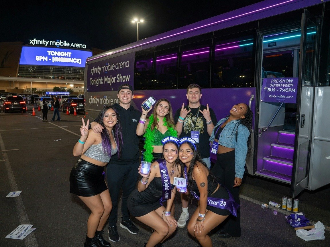 VIP Limo Experience for the Jonas Brothers Burning Up Tour All Over Again in Philadelphia