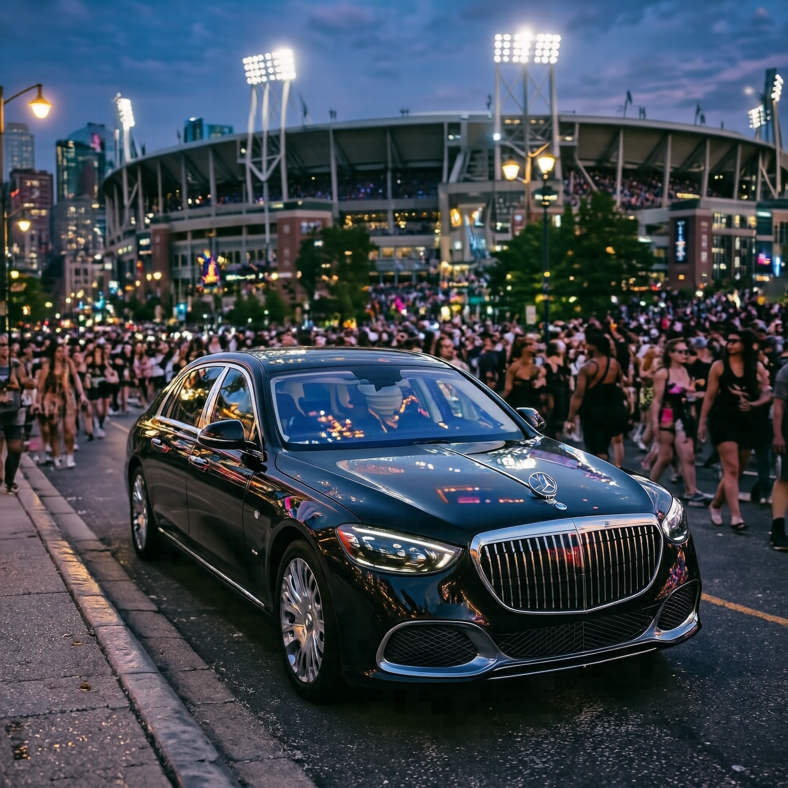 Luxury Chauffeur Service to Ed Sheeran concert