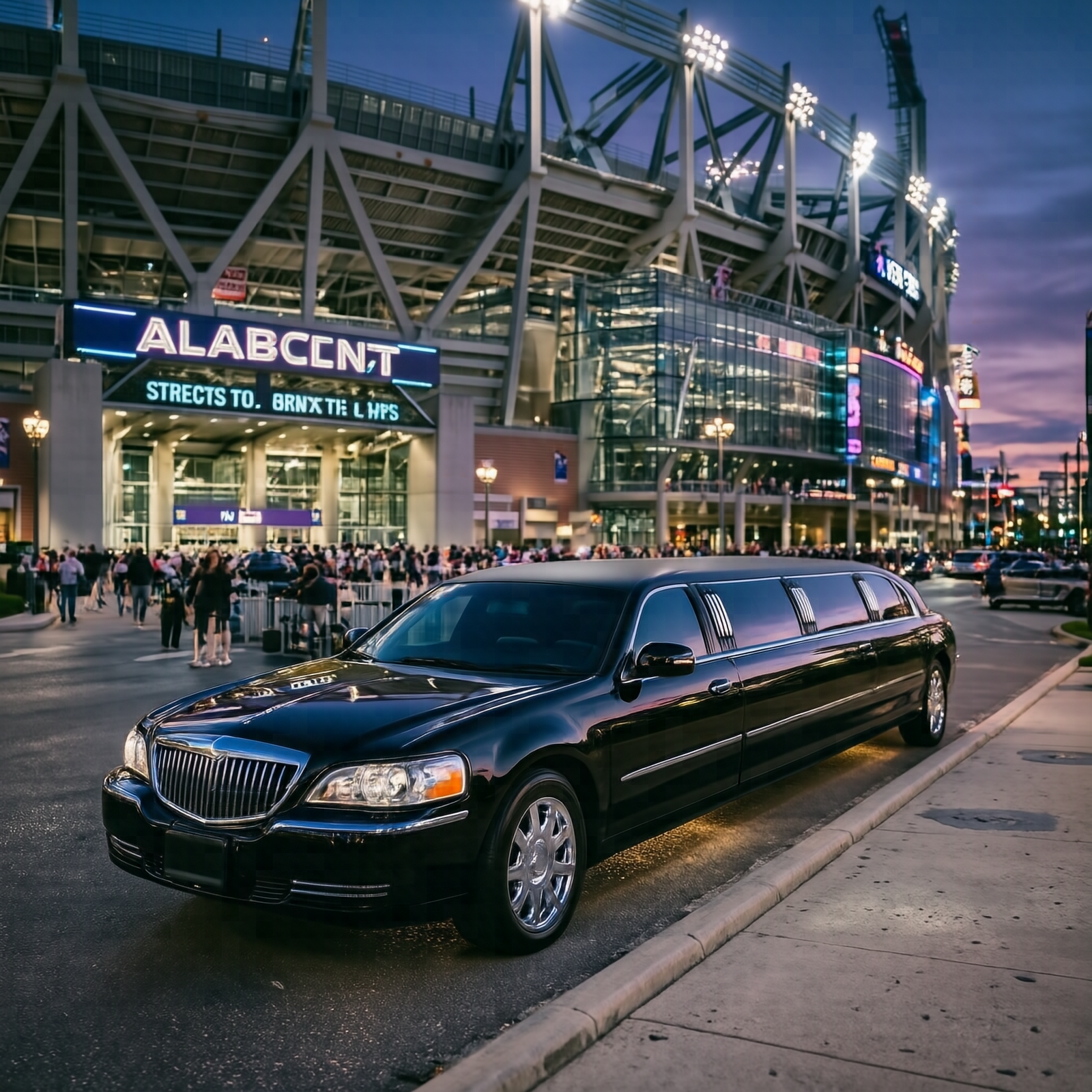 Limo service to Ed Sheeran concert