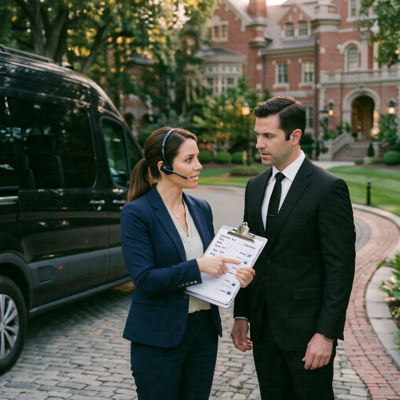 Villanova Corporate Event Shuttle Sprinter Van